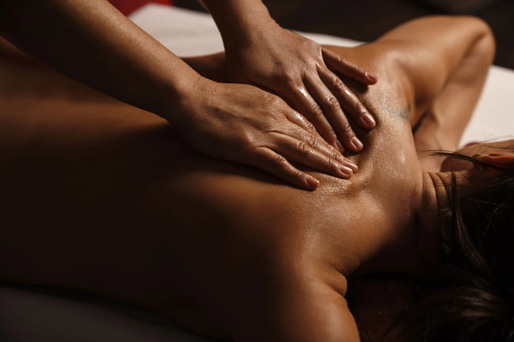 Therapeutic massage using attentive hands-on care